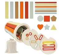 CAIXINYI Giocattoli Montessori per Bambini, Giochi di Abbinamento di Colori e Forme in Legno, per Giochi Montessori 2 Anni, Giocattoli impilabili e ordinabili per Bambini da 1 a 3 Anni Colore Macron