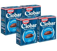 CAIYA 4x Cameo Ciobar Classico Preparato per Cioccolata Calda al Cioccolato Denso e Cremoso Scatola con 5 Bustine 125g [4 Confezioni]