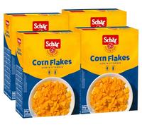 CAIYA 4X Schar Corn Flakes Senza Glutine e Senza Lattosio (Gluten & Lactose Free) 250g
