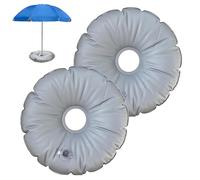 CaiYuanGJ 2 Pezzi Borsa per Il Peso degli Ombrelloni, Borsa per Il Peso della Base del Portaombrelli, Borsa per Pesi della Base della Bandiera, Funzione di Iniezione dell'Acqua, per Esterno, Balcone