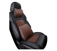 CAIZHICNC coprisedili anteriori Per Chery Per Tiggo 8 Per Pro 2022 2023 Coprisedile Auto Personalizzato Impermeabile Similpelle Cuscino Supporto Protettivo(Black Brown,DE)