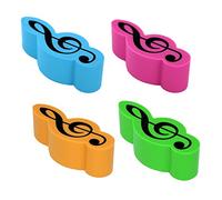 Caja 4 Gomas Borrar Clave De Sol Agifty E - 1028 Colores Varios