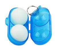 Caja De Almacenamiento De Tenis De Mesa,Contenedor De Pelotas De Pong Con Cadena | Caja Contenedora De Pelotas De Tenis De Mesa Con Llavero, Accesorios De Tenis De Mesa, Fácil Almacenamiento, Contened