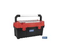 CAJA DE HERRAMIENTAS SEMI-PROFESIONAL 595, soluzione versatile per diverse esigenze, trova spazio in molte situazioni della vita di ogni giorno perfetto per chi desidera una routine di cura semplice e