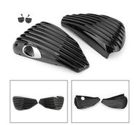 Caja De La Batería Lateral Fundas Para Sportster 2004-2013 XL883 XL1200 48 72 Y
