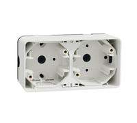 Caja doble superficie horizontal Blanco
