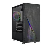 CAJA PC AZZA ZENO 350 NEGRA CON VENTANA DE LATERAL CSAZ-350