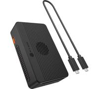 Caja PC Icy Box Heart RAID 2818 M.2 Alluminio Nero con RAID software USB4