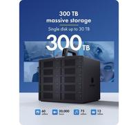 Caja PC Icy Box IB-3710-C31 10 Bay SATA 2,5/3,5 Alluminio Nero con Ventole