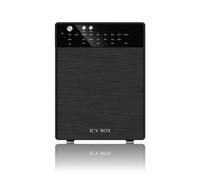 Caja PC ICY BOX IB-RD3640SU3 3.5 Alluminio Nero RAID Hot-swap USB eSATA