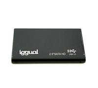 Caja PC IGGUAL SSD 2.5 Alluminio Nero USB 3.0 Ultra sottile