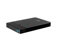 Caja PC Lindy 43331 2.5 Pollici Plastica Nero USB Type-A