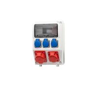 CAJA Quadro elettrico prese 9M 2x16A 5p, 3x230V/9 moduli F3.0132