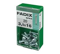 CAJA S 20 uds. TORNILLO ROSCA CHAPA CR AUTOT. 3,9x16mm FADIX
