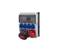 CAJA Sdoppiatore 12M Prese BICOLOR 32A 5p, 63A 5p F3.2711