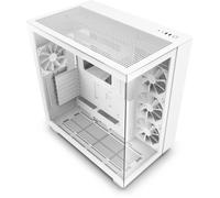 Caja semitorre - NZXT - H9 Flow - Refrigeración avanzada - 4 ventiladores F120mm - Blanco