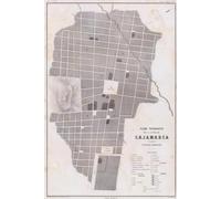 Cajamarca Peru Map Journal: Vintage Map Notebook