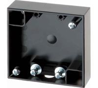 Cajas de montaje en superficie plana serie berker integro de hager, antracita