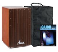 Cajon Artigianali Professional Batteria di Legno Bass Percussioni con Custodia