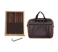 Cajon Box Drum Tamburo Cajon da viaggio compatto Strumento a mano piatto con chiave regolabile Borsa for il trasporto(Color 1-with bag)