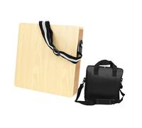 Cajon da viaggio, tamburo a mano piatto con borsa portaoggetti, portatile
