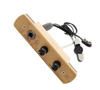 Cajon Drum Sound Hole Pickup Con 6.35mm Presa di Uscita Microfono Elettronico Pickup Sistemi Facile Da Installare Enduring