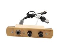 Cajon Drum Sound Hole Pickup con controllo del volume e del tono, accessorio portatile per percussioni da 11,6 x 2,6 cm, per performance dal vivo e registrazione