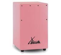 Cajon Piccolo per Bambini con Rullante Batteria Percussioni Legno Betulla Rosa