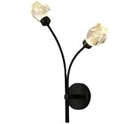 CAKADIXIY Lampada a parete a doppia testa a a muro moderna da comodino Light Art Decor Mulple lampade for il corridoio della camera letto del soggiorno (dimensioni: a sinistra)(Left)