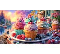 cake 1000 pezzi Carta riciclata Puzzle Estremamente difficile Giochi educativi Idea regalo perfetta per adulti e bambini di 12 anni in su 38x52/1000 pezzi