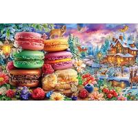 cake 1000 pezzi Puzzle per adulti e bambini di 12+ anni Estremamente difficile Idea regalo perfetta Carta riciclata 38x26/1000 pezzi