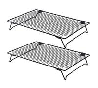 Cake Cooling Rack, Cooling Rack, Portable Sleek Stackable, Sturdy Decorative Carbon Steel, Kitchen Rack for Baking, Indoor, Outdoor, Present, Grilling, Roasting, 34 x 24 x 5.7 cm