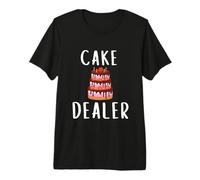 Cake Dealer Funny Cake Decorator Costume Pastry Baking Cakes Maglietta Premium