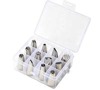 Cake Decorating Kit - Icing Nozzle Set, Pastry Decorating Tips, Cupcake Frosting Accessories | Baking Decoration Supplies, Reusable Stainless Steel Decoratings Tools for cookie Muffins Cakes