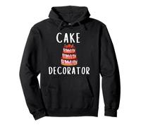 Cake Decorator Uniform Wedding Bakers Pastry Chef Bakery Felpa con Cappuccio