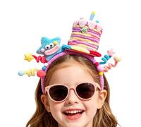 Cake Headband for Women | Twistable Hairband | An adjustable twisted headband with a decorative cake shape, designed for women, girls, ladies, and motherThemed Events Celebrations Wedding Holiday Prom