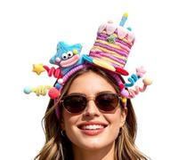 Cake Headband For Women - Twistable Headpieces, Adjustable Twisted Hair Headband, Lightweight Decorative Costume Accessory, Comfortable Flexible Party Headwear | Fashion Band Girls, Mothers, Wedding,