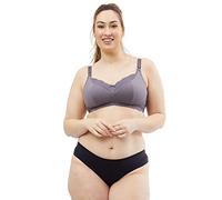 Cake Maternity Taffy Wire Free Soft Cup Full Coverage Nursing Bra, Reggiseno con Scollatura a V Donna, Grape,