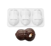 Cake Mold - 3-Cavity Nut Shape Non-Stick Cake Decoration Mould