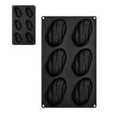 Cake Mold - 3D Nut Shape Dessert Jelly Pan | 6 Cavity Chocolate Molds, Portable baking preparation tool, dessert shaping tray for Home Kitchen Baking Pastry Bakery Restaurant Cafe