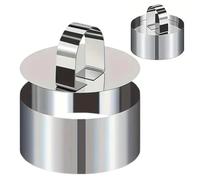 Cake Mould - Cake Ring Mould | Round Cake Mould | Cake Mould For Making Budding, Biscotti, Chocolate, Pie, And Jelly, Mousse Cake Mold, Stainless Steel Cake Mould, Mousse Cake Mould For Desserts