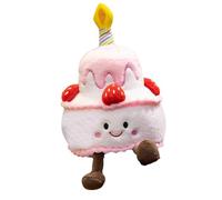 Cake Music Doll - Happy Tune Plush Toy, Cushion Sound Song Birthday | Cuscino A Forma Di Peluche Musicali, Cantando Lussureggiante Ornamento, Bambola Audio Morbida Per La Decorazione Per Feste Per Bam