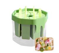 Cake Pop Mold - Eight Cavity Non-Stick For Easy Release Rapid Freeze Design, Removable Silicone Lid + Reusable Stick Support | Food Grade Flexible Material For Homemade Treats & Juice