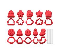 Cake Pop Mold Kit, Holiday Dessert Press, Baking Tool Set | 3D Printing Christmas Cake Pop Mold Set Featuring 10 Shapes Measuring 7.4x6.1cm, Including 100 Paper Sticks For Holiday