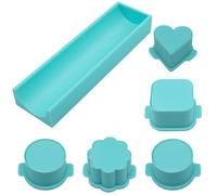 Cake Pop Mold Set - 3D Printing Reusable Non-Stick Baking Tool | Heart Square Cloud Oval Round Cake Lollipop Cutter | DIY Dessert Mold For Birthday Parties Weddings Holidays Candy Chocolate Rice Balls