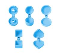 Cake Pop Mold Shapes Press Set, 5 pezzi Round Cake Pop Maker, Easy-Release Dessert Mold, Baking and Crafting Tool, Perfect for Soft Clay, Chocolate, Holiday Celebrations, Weddings, and Birthdays