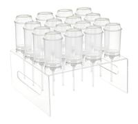 Cake Push Pop Containers,Dessert Cup Tubes - Cake Pop Containers with Stand & Lid | for Home Dining Room Wedding Birthday that saves kitchen space while keeping countertops neat, ideaFamily Gathering