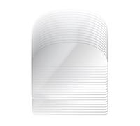 Cake Scraper Smoother Transparent Semicircular Smooth Washable