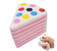 Cake Shape Squeeze , Soft Slow-Rebound Pastry Sensory Fidget for Kids and Adults, Calming Stress Relief for Children, Students, Girls, Classroom, School, Travel, Commuting