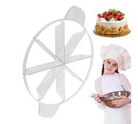Cake Slicer, Portion Cutter, Pastry Server, Even Divider, 13.39x10.35x1.77 inches, Easy-Grip Serving Tool for Flan Fondant Decoration Restaurant Home Wedding Birthday